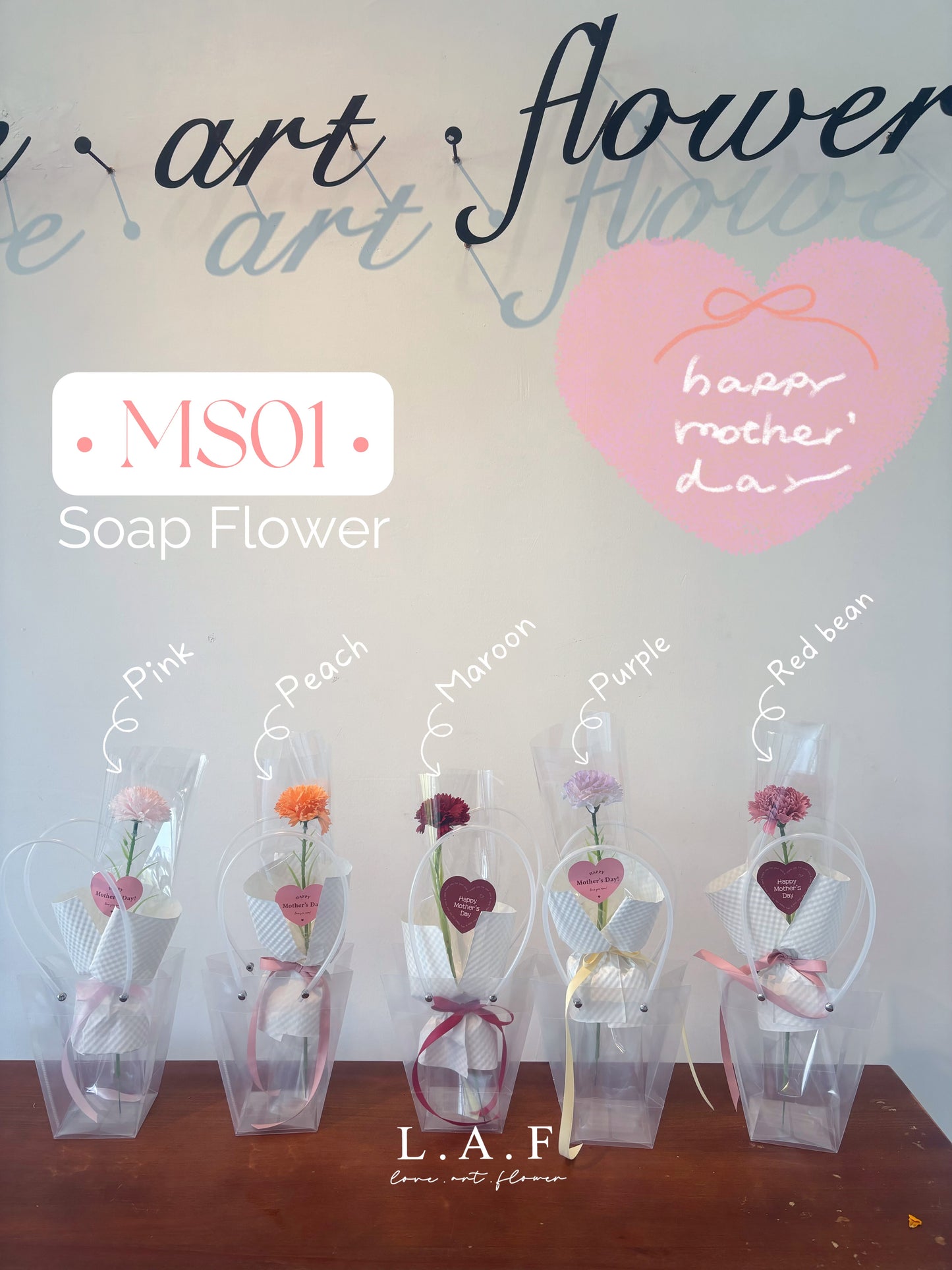 Mother's Day Single Soap Flower
