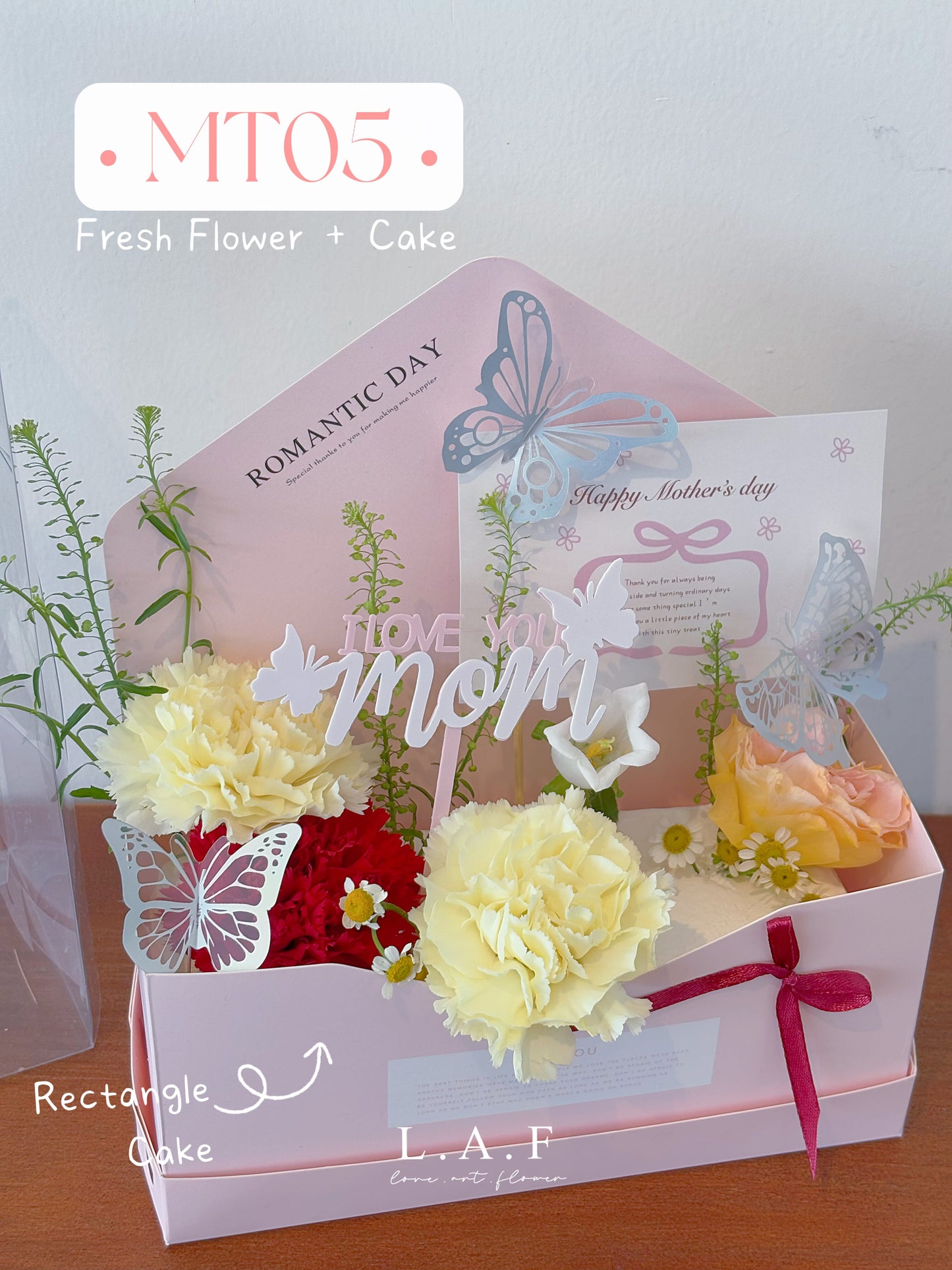 Mother's Day 'Romantic Day' Envelope Gift Box